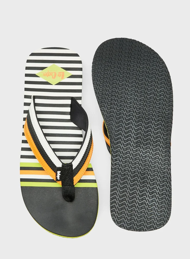 Lee Cooper Logo Flip Flops