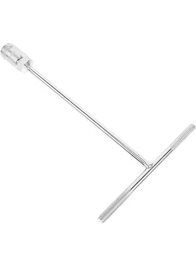 19mm T Handle Socket Wrench Metal External Hex Tool for Motorcycle Repair with Portable Grip - Image 1