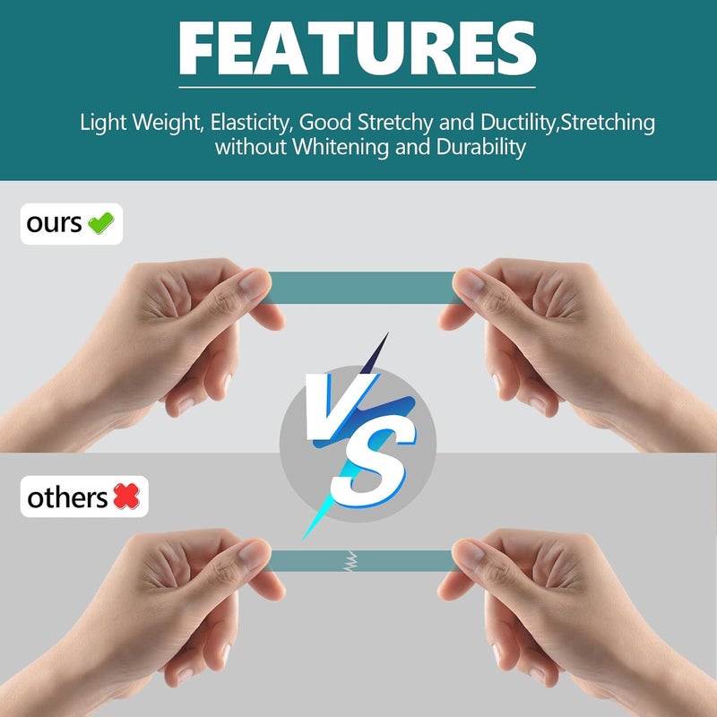 Easytle Stretch Tie Tape Roll, 1/2" 150ft Garden Tie Tape, Thick Sturdy Plant Ribbon Garden Green Vinyl Stake Gardening Tools for Indoor Outdoor Patio Plant Use (2 Pack) - Image 3