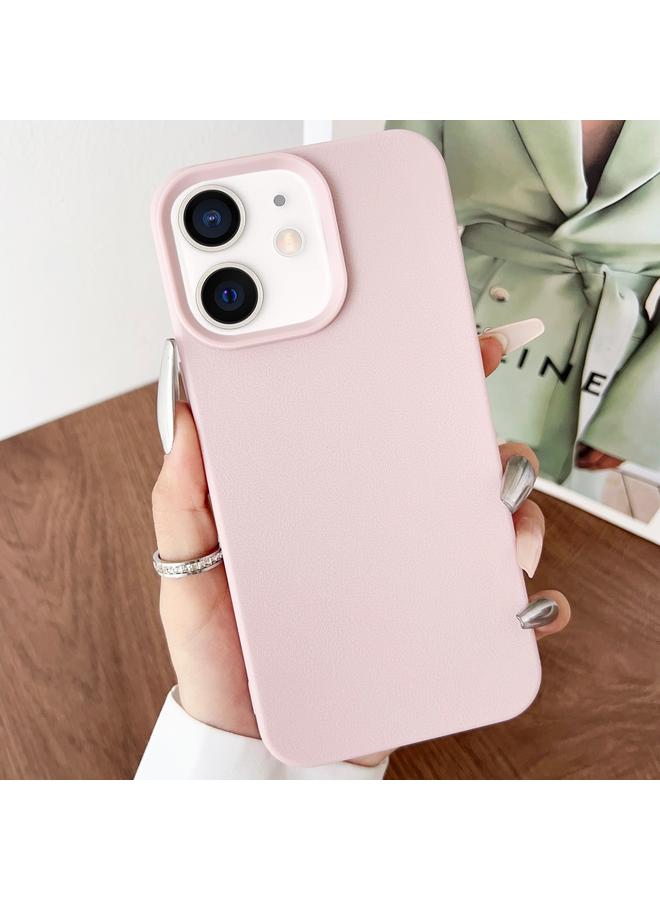 جراب هاتف بتغطية كاملة مصنوع من الجلد ومصنوع من مادة TPU لهاتف iPhone 11 (وردي)