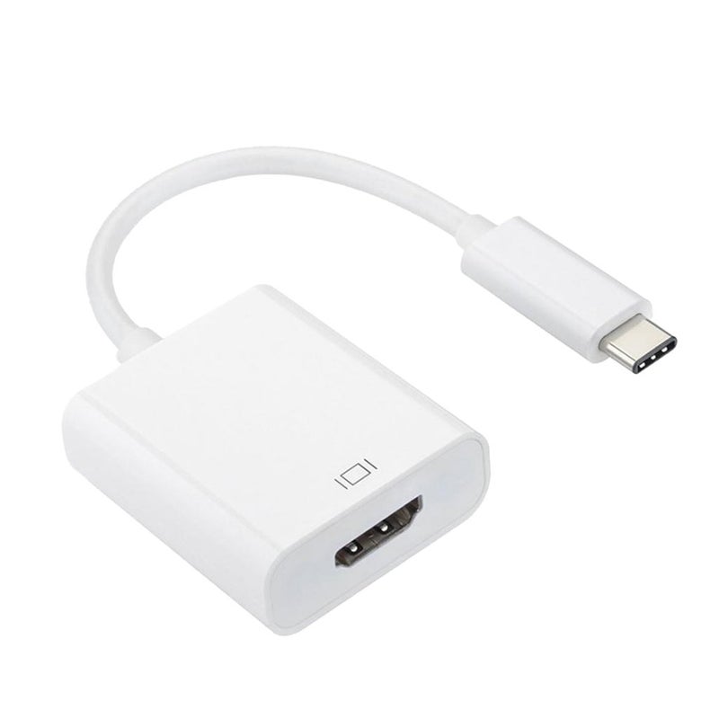 USB 3.1 Type C Male to HDMI Female Adapter Connector Cable 1080P HDTV White - Image 4