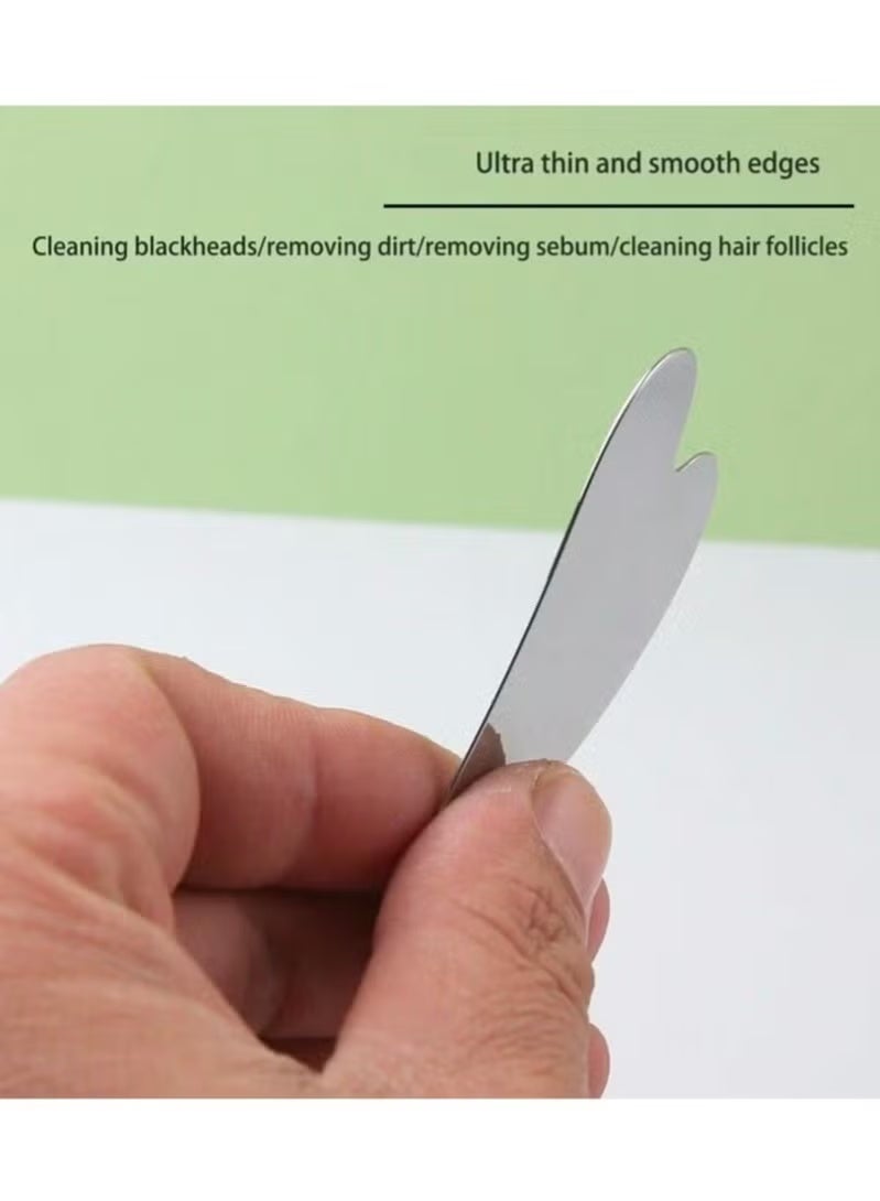 Stainless Steel Gua Sha Facial Tool – Metal Gua Sha for Face, Skin Tightening, Massage, Beauty, Body, Eyes & Neck Skincare - Image 2