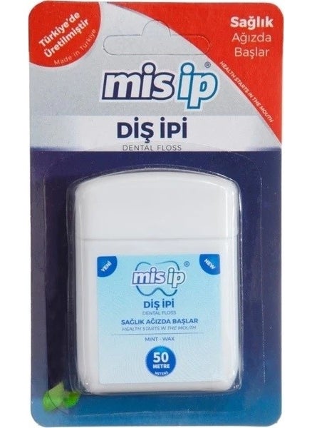 Mis İp Mis Ip Dental Floss 50 mt Mint 3 Pieces  - Image 2