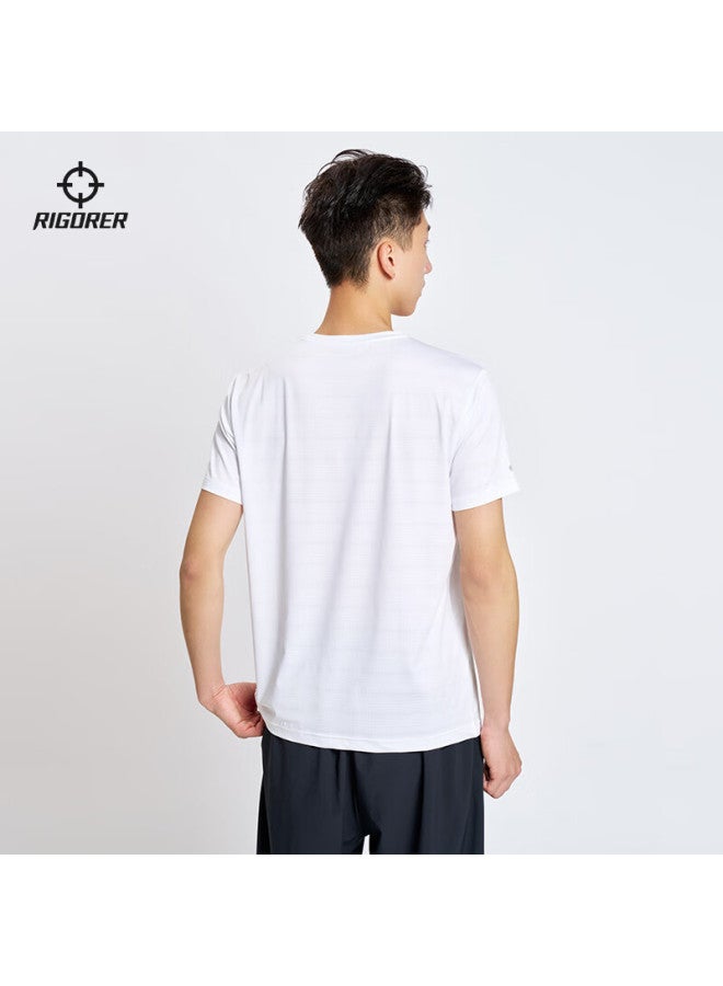 Rigorer Men's Short Sleeve Sports T-shirt Summer Outdoor Breathable Quick-drying Running Tee Men's Fitness Training Apparel Top Men - Image 5