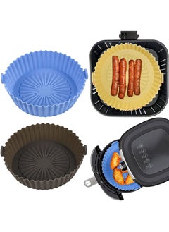 Air Fryer Silicone Pan, 3pcs Reusable Nonstick Parchment Air Fryer Liners for Air Fryer Baking Oven Microwave - pzsku/Z4A2F68717CED2213C8A8Z/45/_/1681208293/e7e72752-33c9-4b0a-a2ea-2604b73d3107