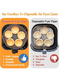 Air Fryer Silicone Pan, 3pcs Reusable Nonstick Parchment Air Fryer Liners for Air Fryer Baking Oven Microwave - pzsku/Z4A2F68717CED2213C8A8Z/45/_/1681208295/604ce2e3-0ed1-450d-b790-163c98ada878