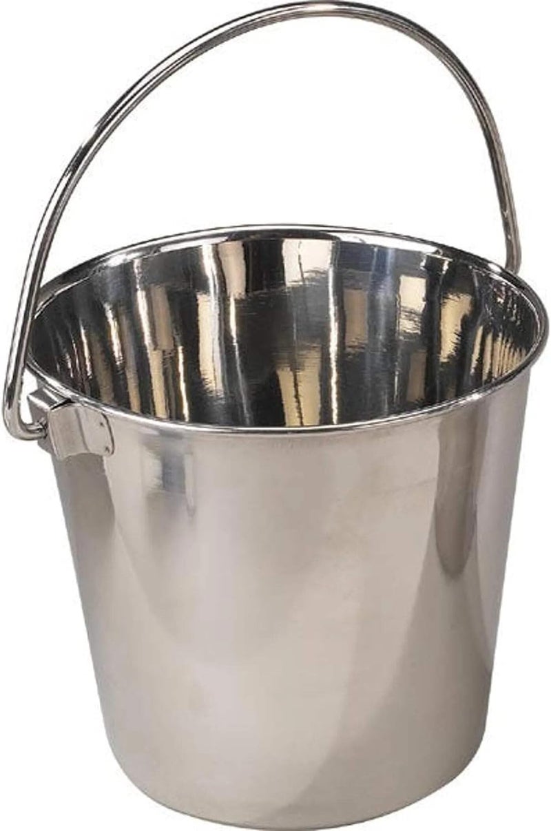 Pro Select ProSelect Heavy Duty Stainless Steel Pails — Durable Pails for Kennels and Farms - 5", 1-Quart - Image 1