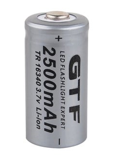 16340 Battery 2500 mAh 3.7V CR123A Li-ion Rechargeable Battery for  LED Flashlight