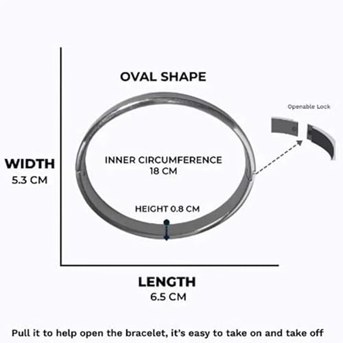 MEENAZ Bracelet for Man Black Stylish Boys brother boyfriend gents/Fashion Kada for men/Rakhi Bracelets for Men Metal/Stainless Steel Kada Hand Mens Kadas Bracelet valentine Gift open kada - Image 5