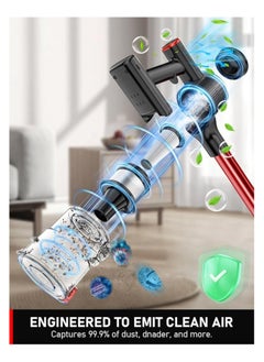 Cordless Vacuum Cleaner, 30Kpa Powerful Suction with LED Display, 3 Modes Suction, Anti-Tangle - pzsku/Z4A2F958C9B77EF96A51DZ/45/_/1725869970/4d33fa1b-eafb-4ba5-b521-ea9626663619