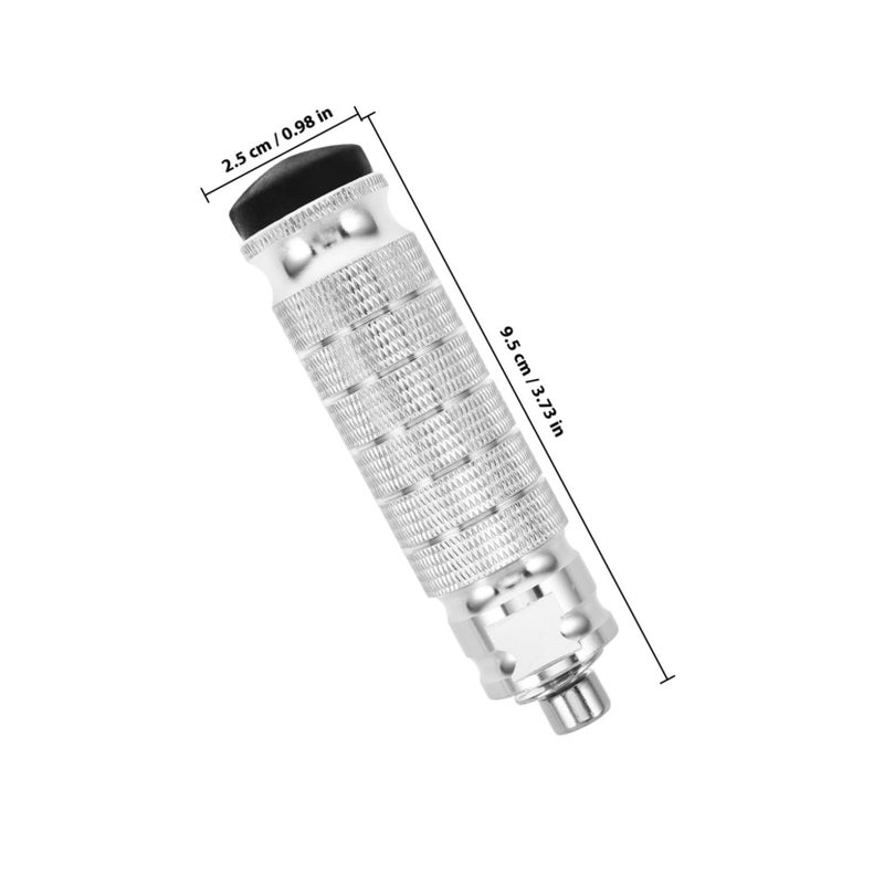 Motorcycle Footrest Replacement Pedals with Grip Lightweight - Image 3