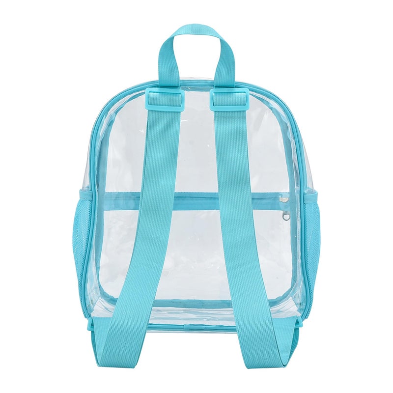 Oraben Clear Backpack for Stadium Events Clear Stadium Backpack 12x6x12 Bag (Nylon Shoulder Straps, Teal) - Image 3