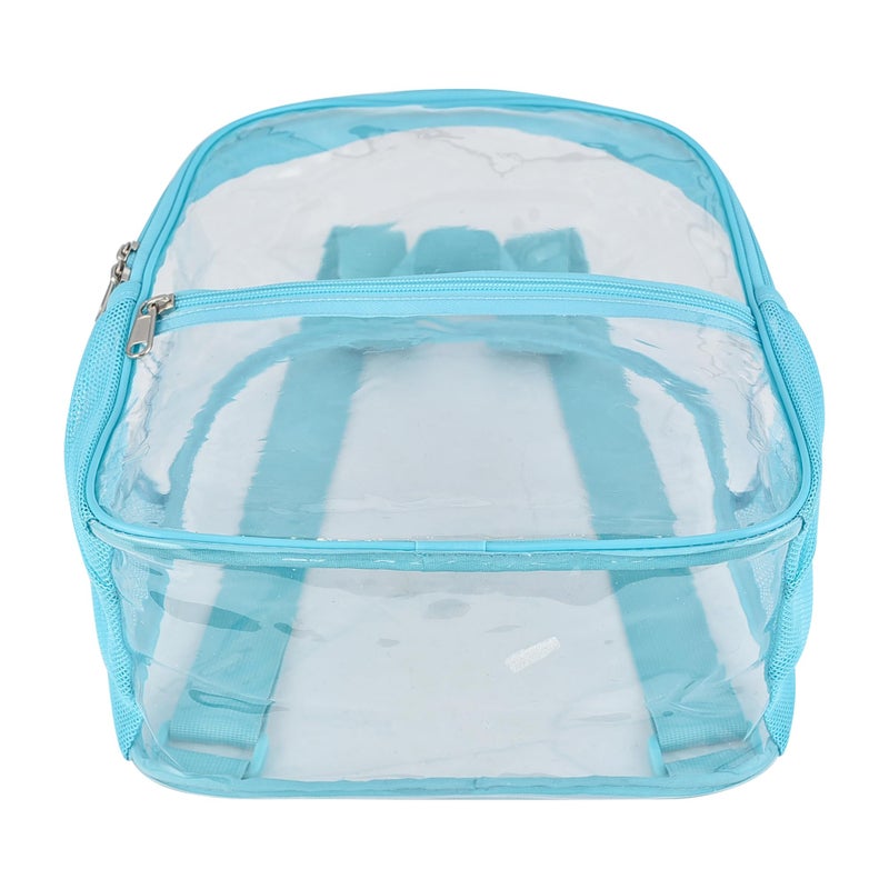 Oraben Clear Backpack for Stadium Events Clear Stadium Backpack 12x6x12 Bag (Nylon Shoulder Straps, Teal) - Image 4