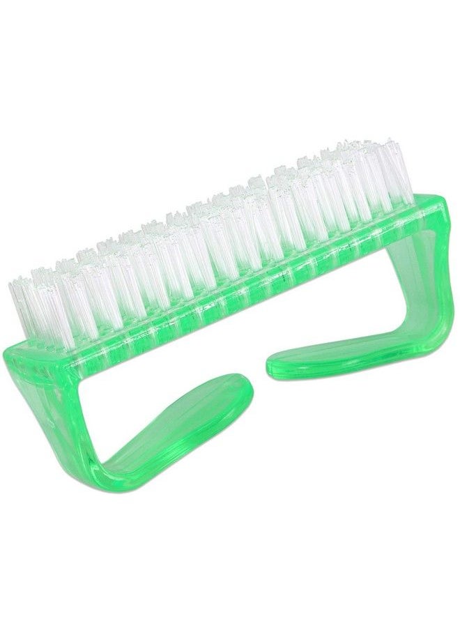 Beauticom (Pack Of 4 Pieces) Mixed Colored Scrub Brush With Handle For Use On Nails Brush Cleaning Brush Manicure Brush Sanitize Brush General Use Brush  - Image 4
