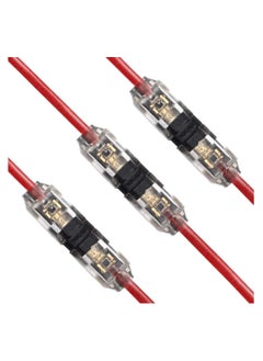 Generic Connectors, H Tap, Low Voltage Electrical Quick Splice, Wire Connectors, Solderless Without Stripping, Suitable for 20-22 AWG Electrical Wire Connection (12Pcs)  - Image 1