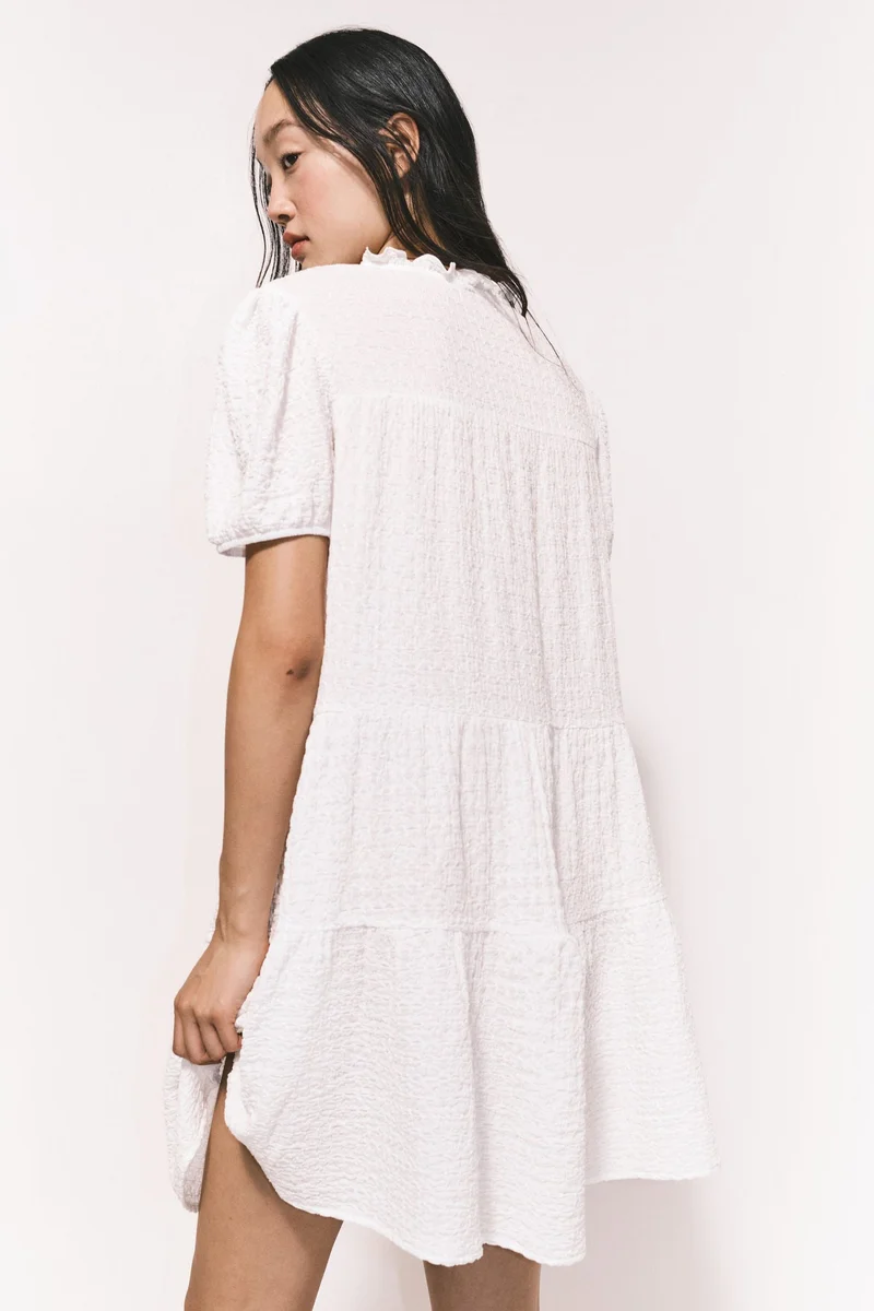 H&M Crinkled jersey dress