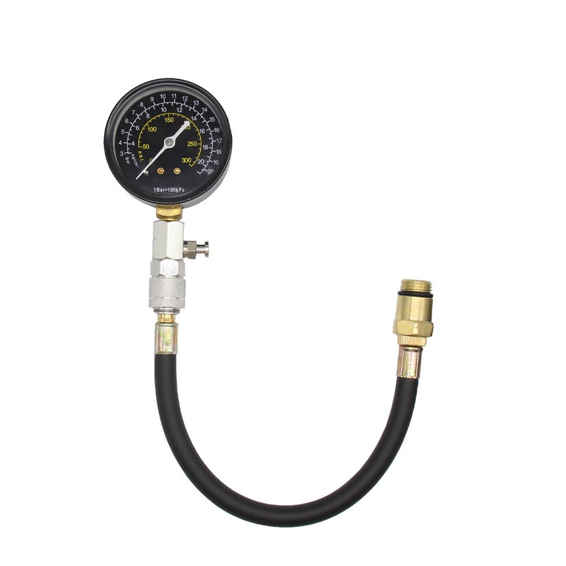 Engine Cylinder Compressions Tester Kit 0-300PSI Pressure Gauge Check Test Tool Automotive Repairing Tool - Image 1