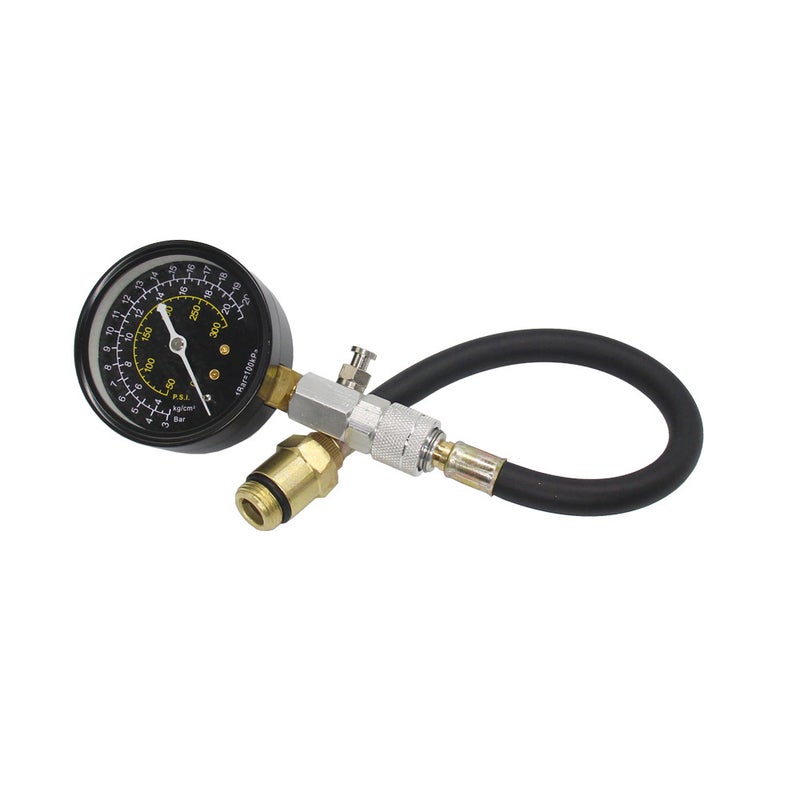 Engine Cylinder Compressions Tester Kit 0-300PSI Pressure Gauge Check Test Tool Automotive Repairing Tool - Image 3