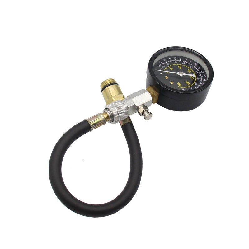 Engine Cylinder Compressions Tester Kit 0-300PSI Pressure Gauge Check Test Tool Automotive Repairing Tool - Image 4