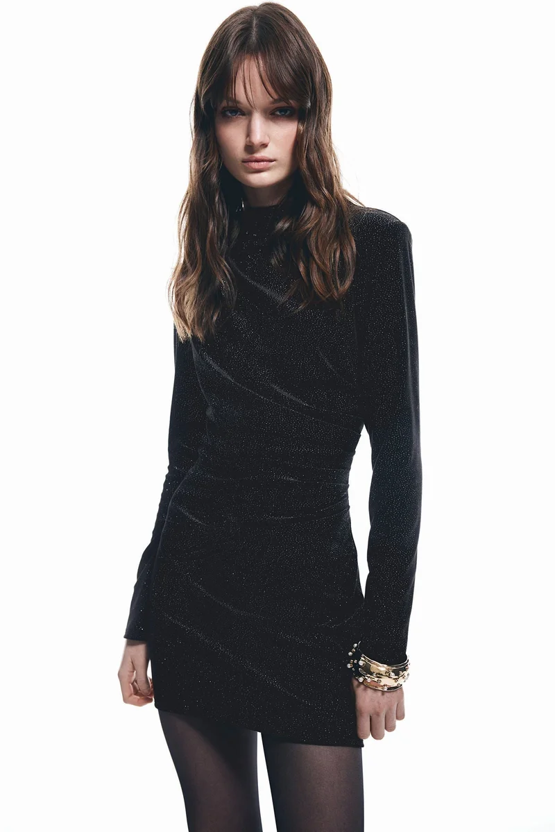 H&M Shoulder-Pad Mini Dress