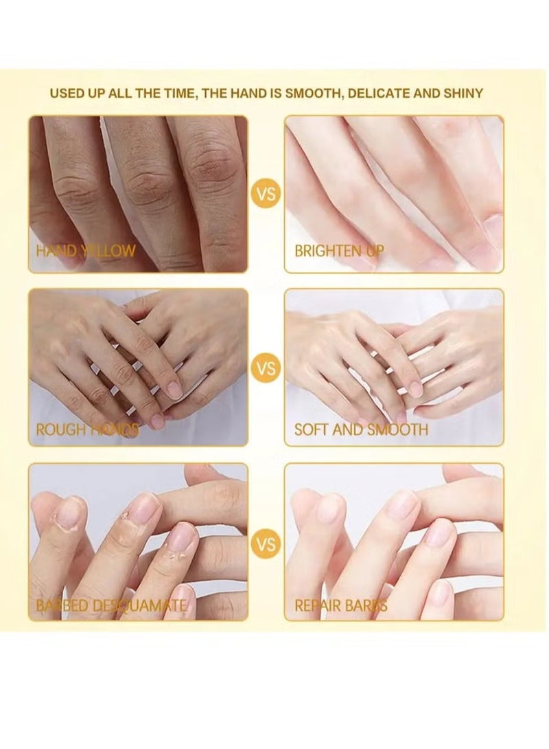 سادور كريم اليد المضاد للتجاعيد ب collagen، كريم مرطب مغذي مبيض للعناية بالبشرة، كريم سريع الامتصاص لمكافحة الشيخوخة، كريم إصلاح تشققات الجلد لجعل البشرة ناعمة وطرية وإزالة التجاعيد والظلام 30 جرام - Image 4