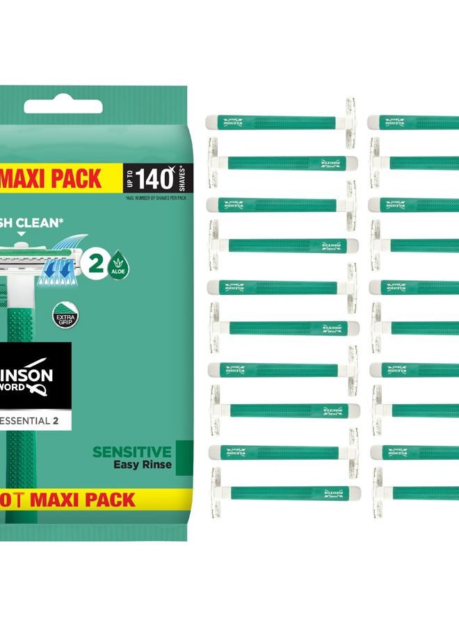 Wilkinson Sword Extra Sensitive Disposables Razors, pack of 20 - Image 1
