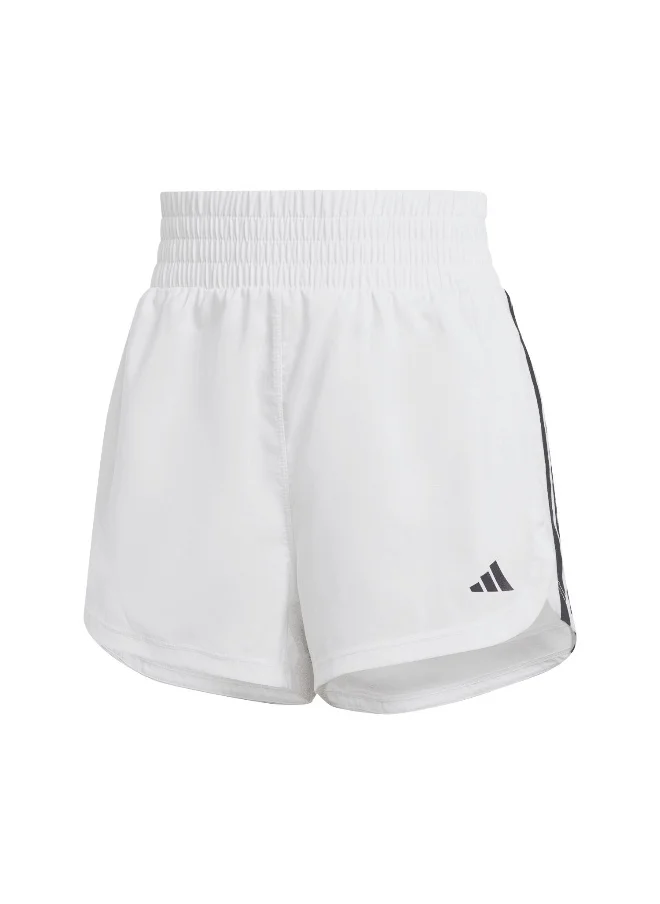 Adidas adidas Pacer Wvn High White Training Shorts 2XS3
