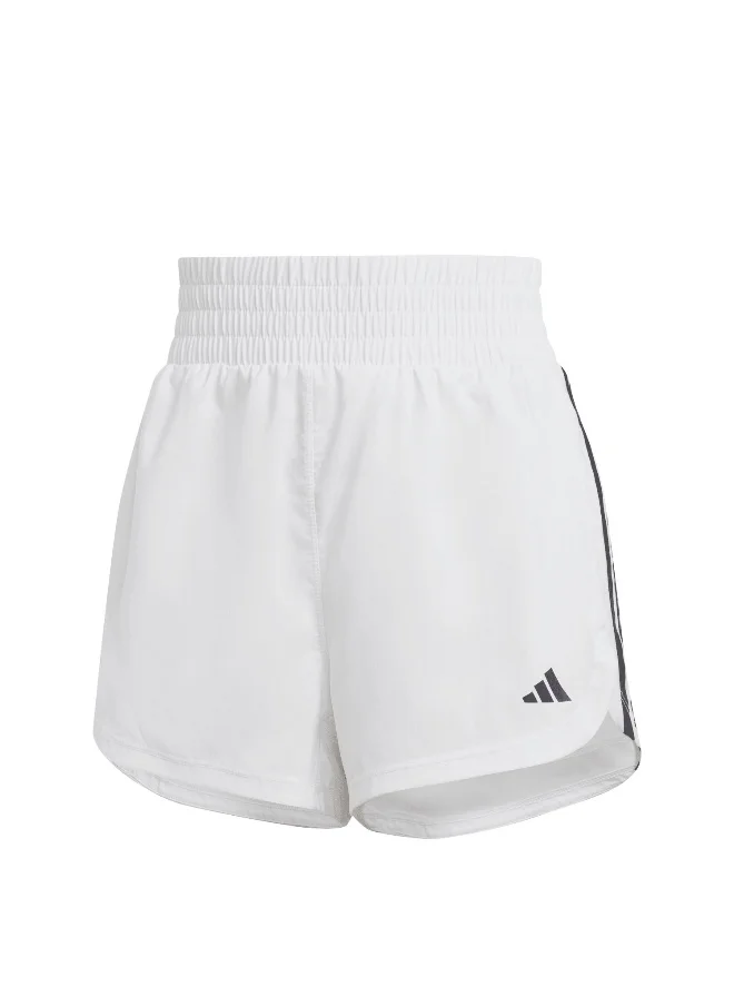Adidas adidas Pacer Wvn High White Training Shorts 2XS3