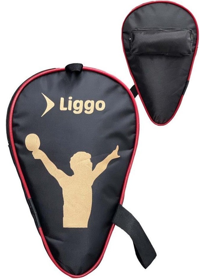 Liggo Table Tennis Racket Bag Ping Pong Ball Racket Case with Compartments  - Image 1