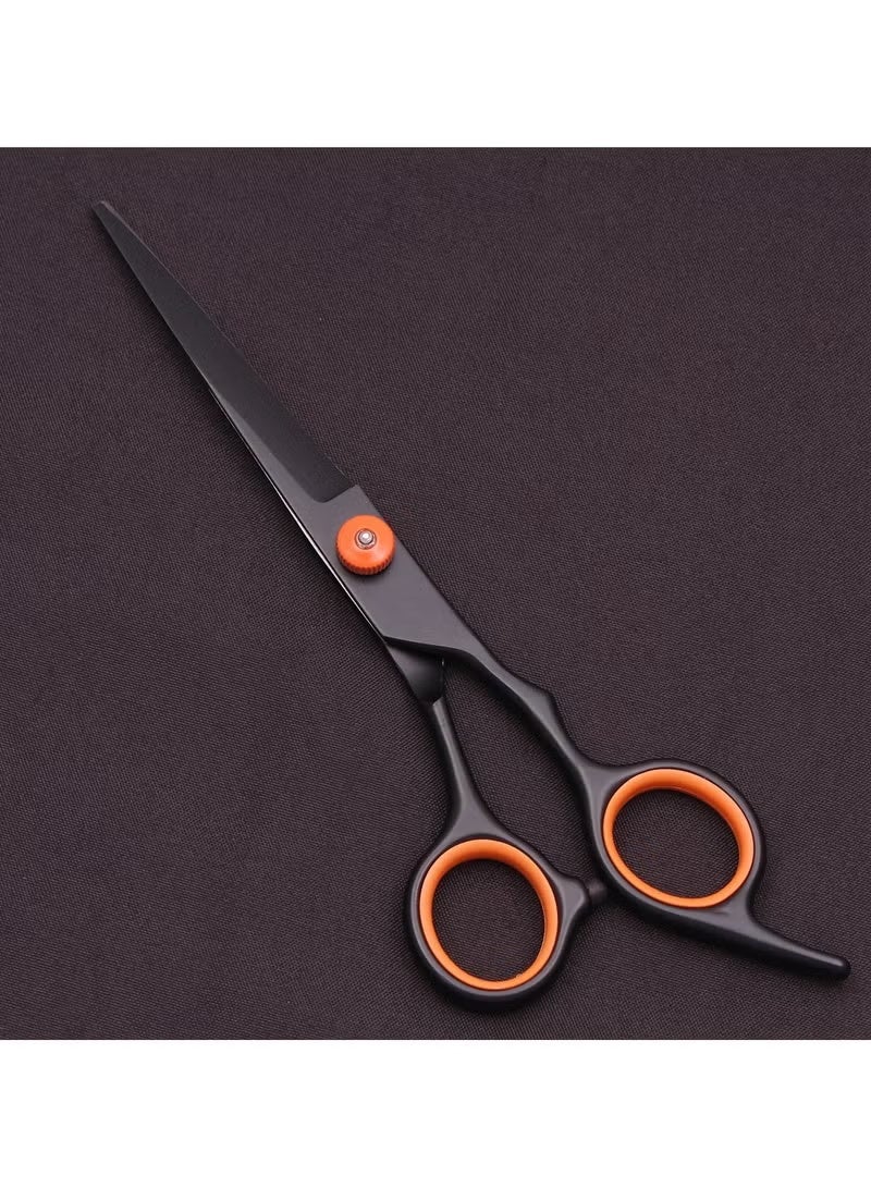 6-inch hair cutting scissors hair cutting tool set. Hair cutting scissors set. Thinning scissors styling tool, shaver comb set, hair cutting comb, shaver, double-sided comb, apple comb - Image 3