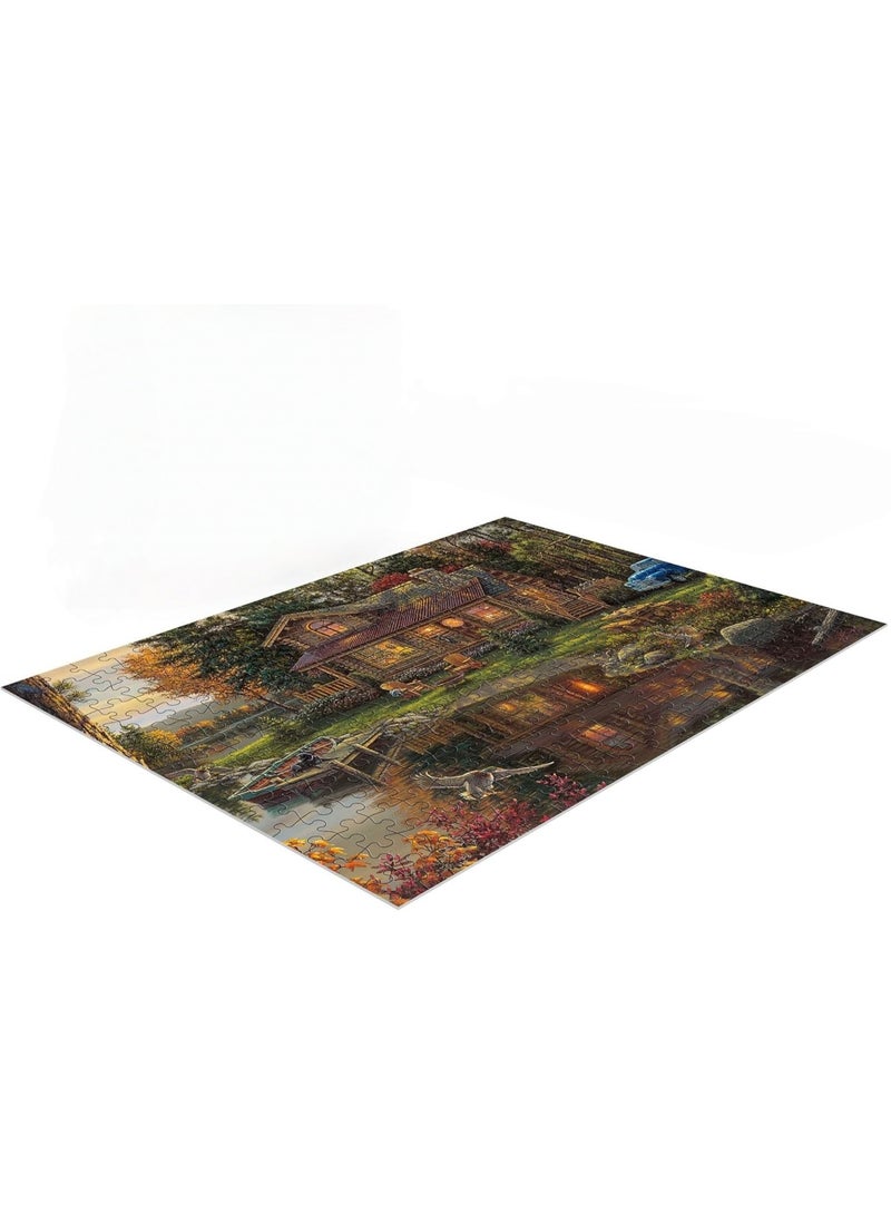 1000 piece puzzle, color oil painting themed puzzle, puzzle, entertainment and leisure, decorative puzzle, suitable for adults and children to use - Image 2