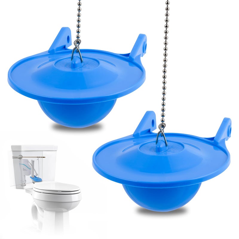 Hibbent 2 pcs Toilet Flapper Replacement Compatible with Gerber 99788 and Lowes AquaSouce Original 3 Flapper Replacement for 128 GPF Toilets 98923 312795 352027 395280 12293Water Saving