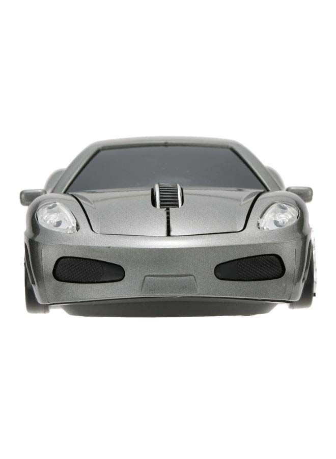 NIBEMINENT Car Shaped Wireless Optical Mouse With Receiver Grey/Black/Silver  - Image 2