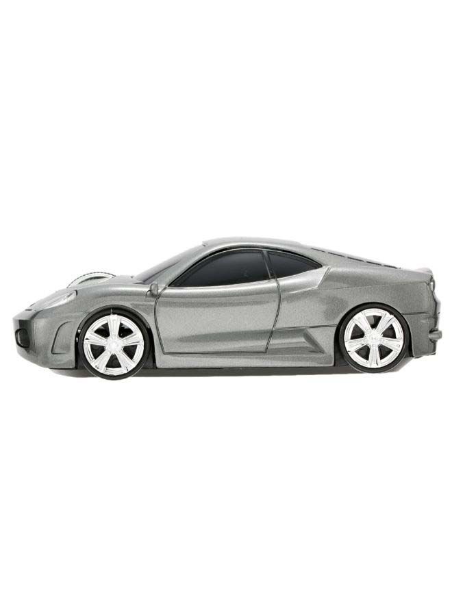 NIBEMINENT Car Shaped Wireless Optical Mouse With Receiver Grey/Black/Silver  - Image 3
