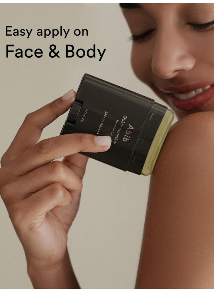 ابيب عبوة واقي الشمس Abib Quick Sunstick Protection Bar SPF50+ 22 جرام – حماية قوية بدون أثر أبيض، صيغة غير لاصقة، مناسب لجميع أنواع البشرة، للوجه والجسم، حماية سهلة ومريحة - Image 4