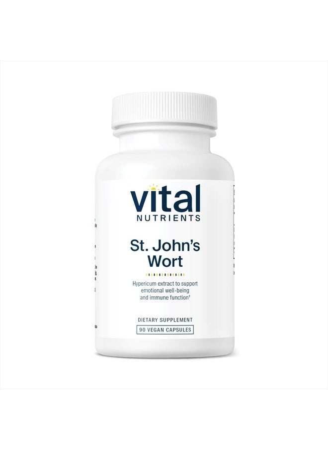 St John's Wort 300mg | Vegan Supplement to Promote Overall Well-Being and Healthy Outlook* | Potent .3% | Gluten, Dairy and Soy Free | Non-GMO | 90 Capsules - pzsku/Z4A309DC749C24E160BE1Z/45/_/1715730150/9f2ad41d-79c3-4916-b4c2-10904b17511d