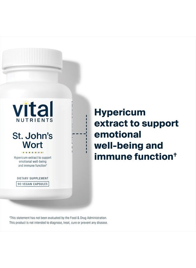 St John's Wort 300mg | Vegan Supplement to Promote Overall Well-Being and Healthy Outlook* | Potent .3% | Gluten, Dairy and Soy Free | Non-GMO | 90 Capsules - pzsku/Z4A309DC749C24E160BE1Z/45/_/1715730152/a41f092d-d760-4c52-9f76-8dc9fcb72b7a