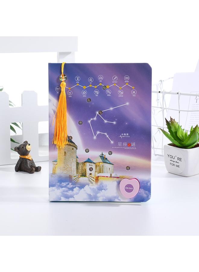 Bluejw Wenchuang Notebook A5 New Color Constellation Fans Flash Notepad Thickened Ins Aesthetic Student Journal - Image 1