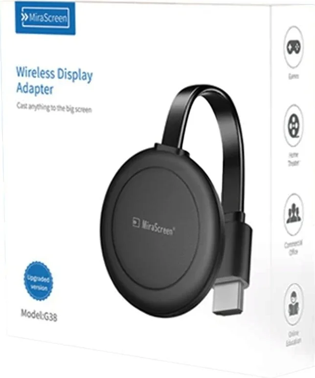 إيه واي تي Powermaster PM-6012 G38 Wireless Image Audio Transmitter Mobile Phone Screen TV Mirroring Device