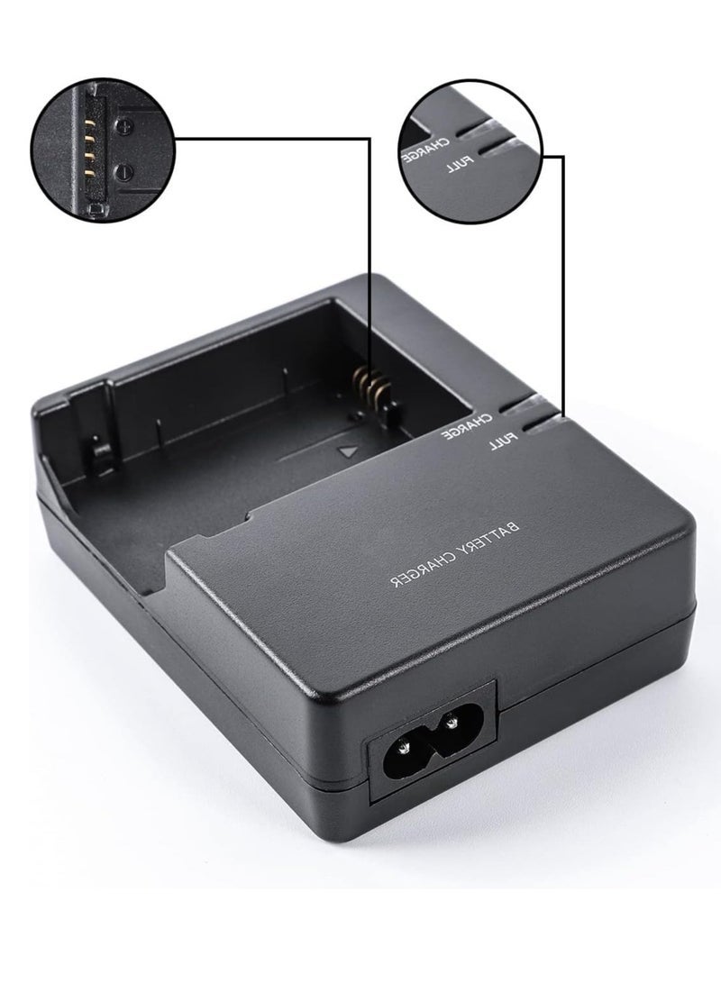 general LC-E8 LC-E8C Battery charger 600d 550D 650D 700DCompatible with Canon EOS Rebel: EOS T2i T3i T4i T5i X4 X5 X6i X7i DSLR Camera, black,with Power Supply Cord. - Image 4