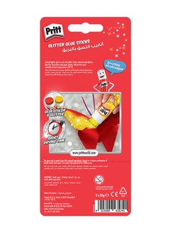 Pritt Glitter Glue Stick Pack of 2  - Image 3