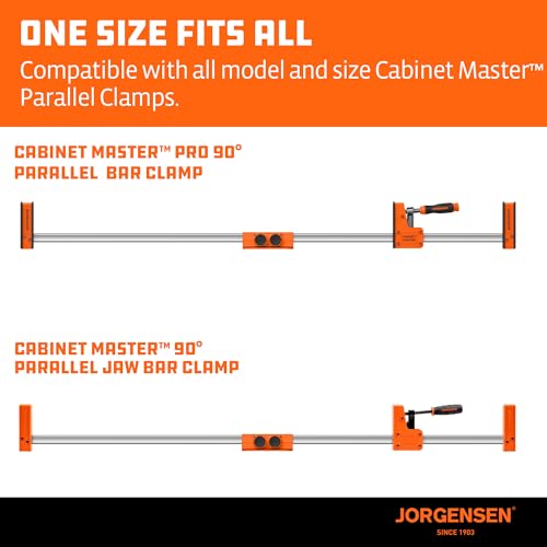 Jorgensen Parallel Clamp Extender, Heavy-Duty Aluminum Connector for Cabinet Master Clamps, 2200LBS Strength, Quick Tool-Free Lock, Extend Clamping Range for Woodworking and Cabinets - Image 3