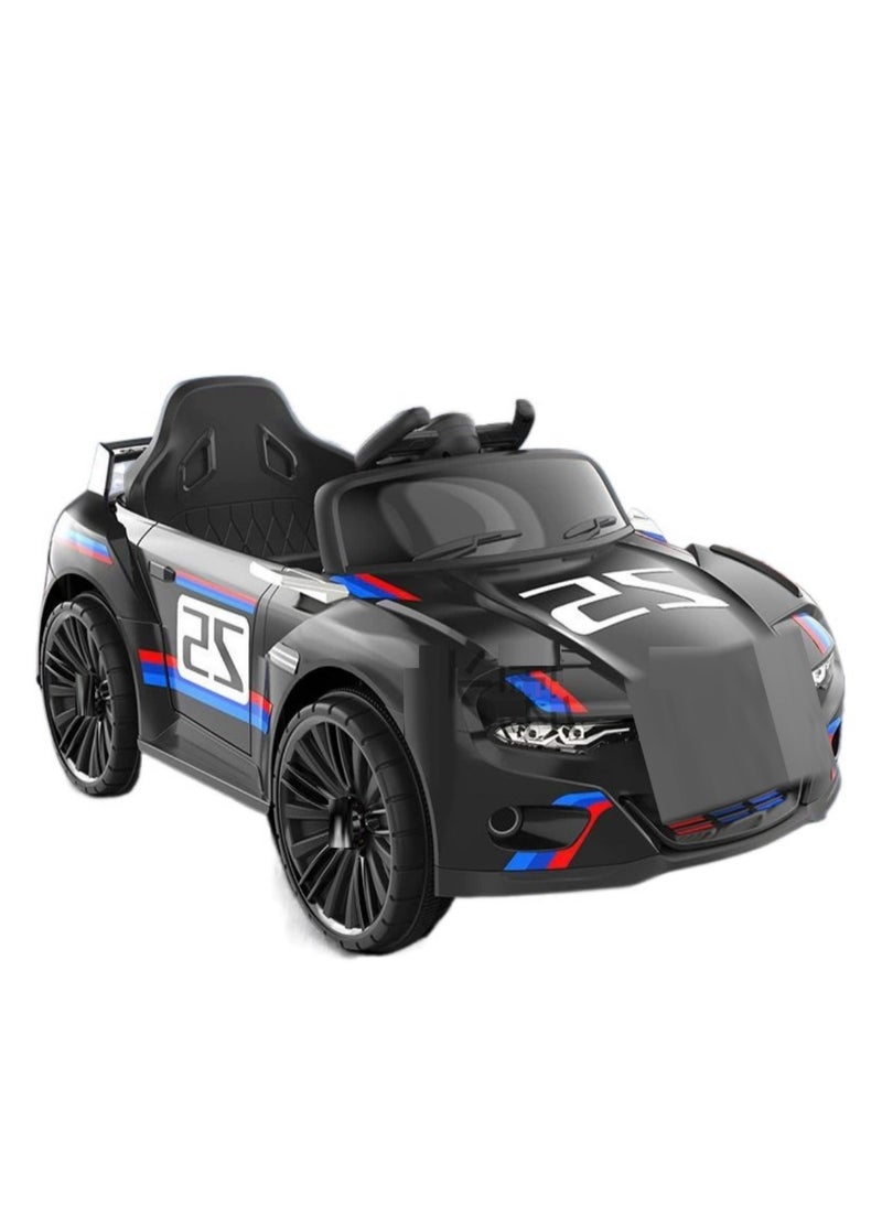 PENG GENERAL Kids Electric Ride On Vehicles, Motorised Toy Cars Children Electric Car with Remote Control,  Baby Ride on Toy Car Electric Car Black  - Image 1