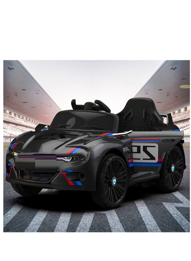 PENG GENERAL Kids Electric Ride On Vehicles, Motorised Toy Cars Children Electric Car with Remote Control,  Baby Ride on Toy Car Electric Car Black  - Image 3