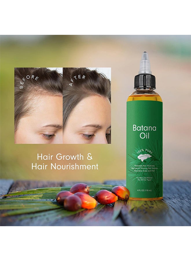 Wins Town Batana Oil: Organic Raw Honduras Oil for Hair Growth - 100% Pure & Natural for Thicker, Stronger Hair - 4 FL OZ  - Image 5