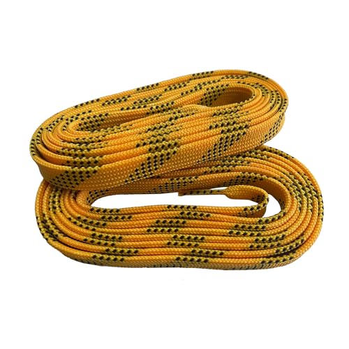 VPRO Hockey Laces Waxed, Hockey Skate Laces - One Pair - Size/Color Choice (72, 84, 96, 108, 120, 130) (120", Orange) - Image 4