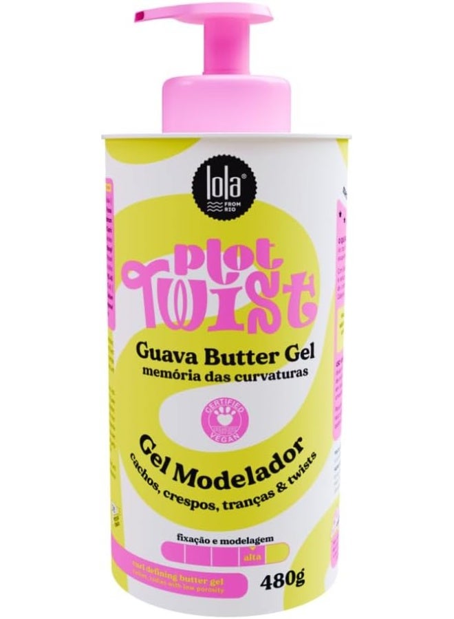 Lola from Rio جل زبدة الجوافة لتجعيد الشعر - يوفر تثبيت قوي، يضيف لمعة ويحدد التجاعيد دون شعور بالصلابة (480 جرام) - Image 1