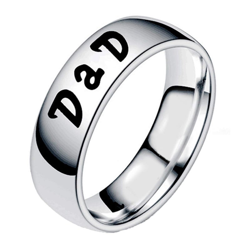 Mahi Rhodium Plated Exclusive Finger Ring for Son Daughter and Dad (PACO1105089PR) - Image 1