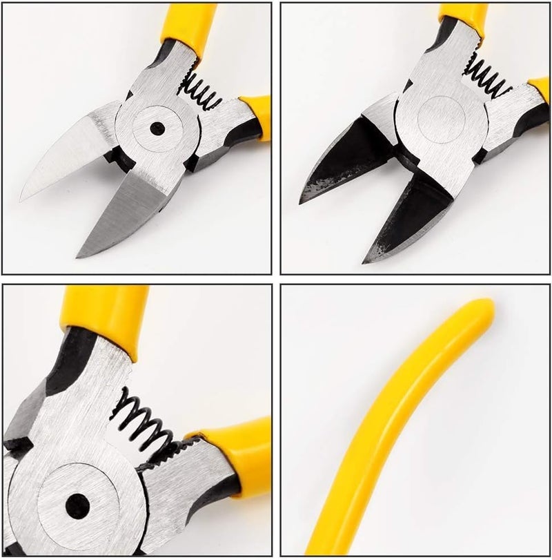 AWRAAQ Awraaq Diagonal Plier Wire Cutter Pocket Size Multipurpose for Wire Plastic Cutting Jewellery Making Repair Watchmaking Beading Model Making Hobby Craft DIY 5 INCH  - Image 2
