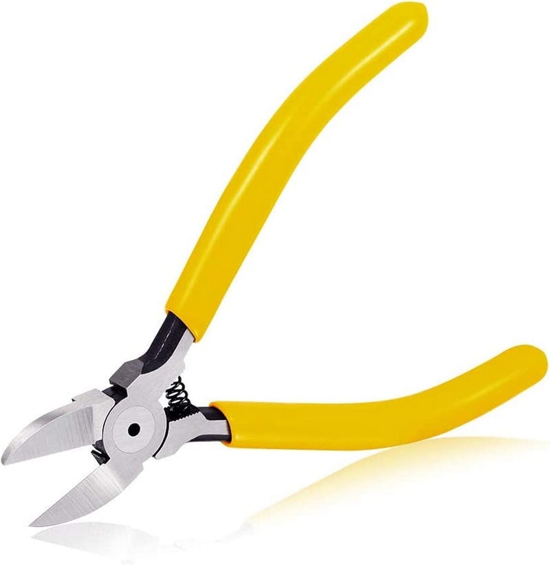 AWRAAQ Awraaq Diagonal Plier Wire Cutter Pocket Size Multipurpose for Wire Plastic Cutting Jewellery Making Repair Watchmaking Beading Model Making Hobby Craft DIY 5 INCH  - Image 1
